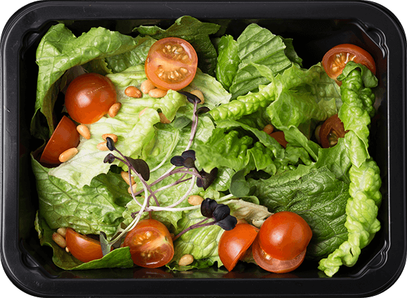 Легкий салат «Цезарь» с томатами «Черри» 